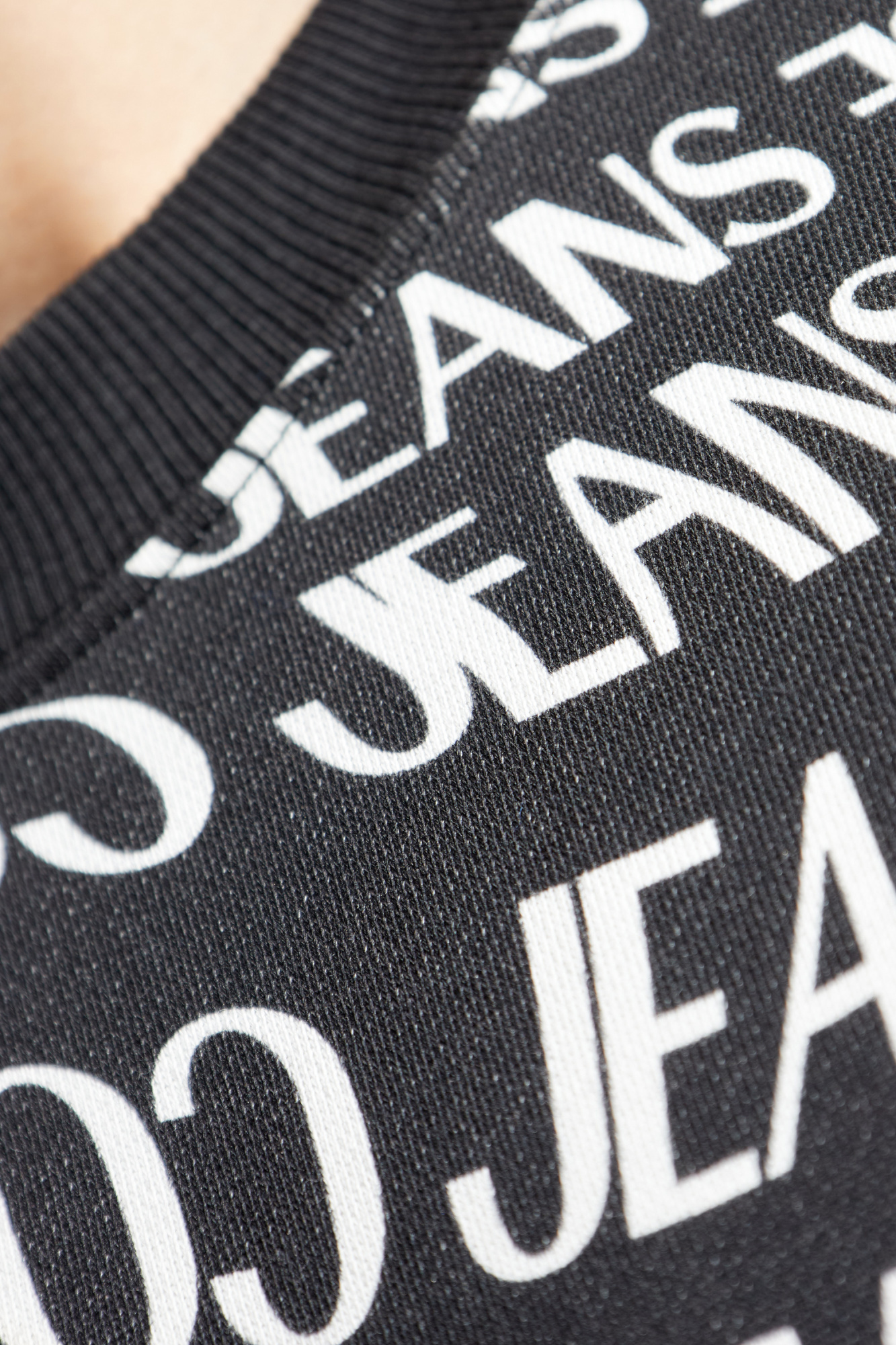 【VERSACE】Across logo print sweatshirt / 1001377 1A01015 90_1013969-